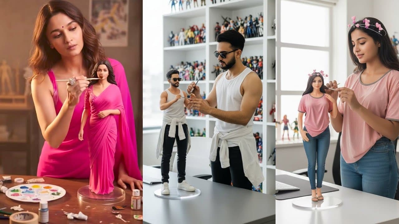 Trending Instagram Viral figurine 3D Photo Editing | Google Gemini Viral Photo Editing created with Gemini