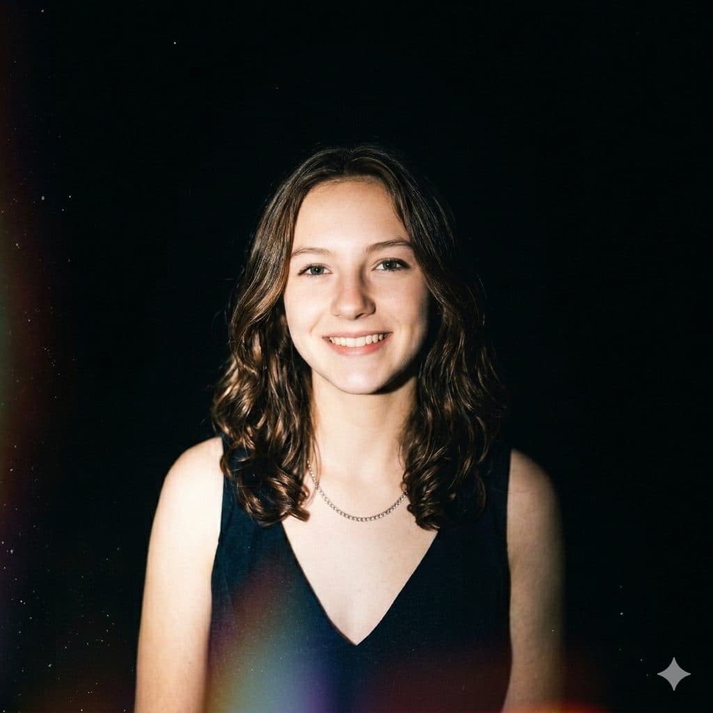 Outdoor Night Flash Portrait Prompt – Cinematic High-Contrast Photography Style created with Gemini