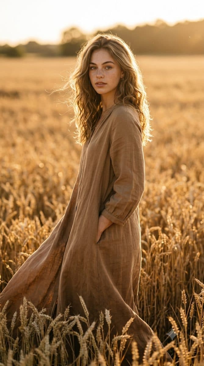 Golden Hour Female Fashion Portrait Chat GPT Prompt created with OpenAI – Sora