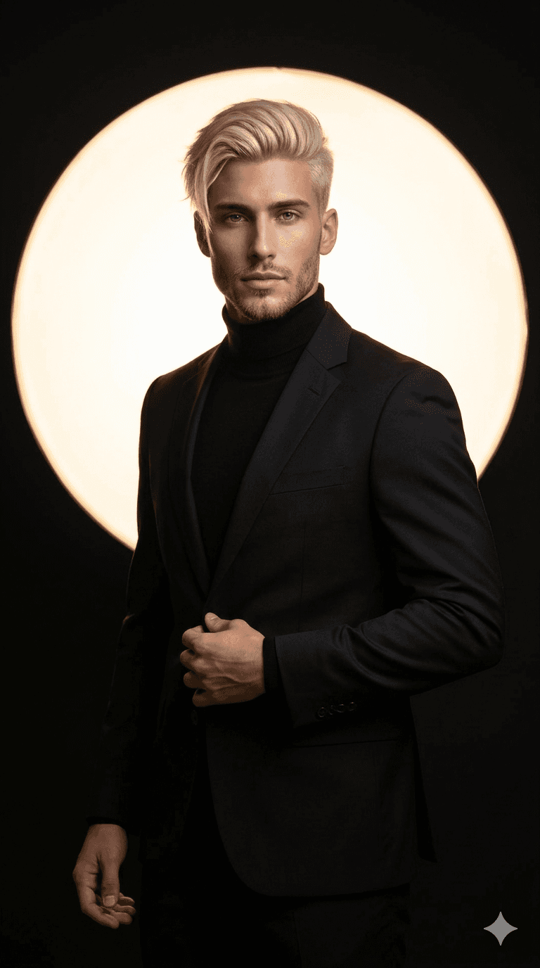 Ultra Realistic Cinematic Luxury CEO Portrait | Hyper Realistic Suit Man in Black Blazer | 8K Editorial Photography created with Gemini