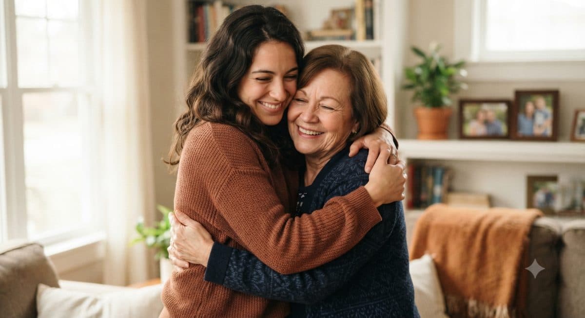 Meaningful Hug Copy Paste Prompt for AI Photos created with Gemini