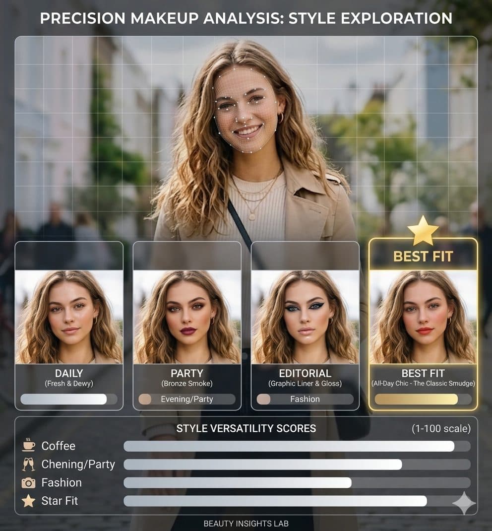 Full Face Makeup Guide Free Ai Prompt created with Gemini