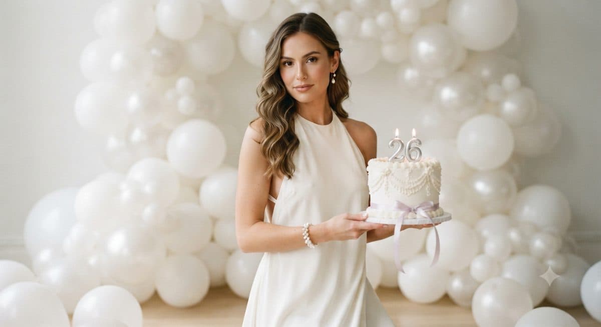 Elegant Birthday Portrait Copy Paste Prompt for AI Photos created with Gemini