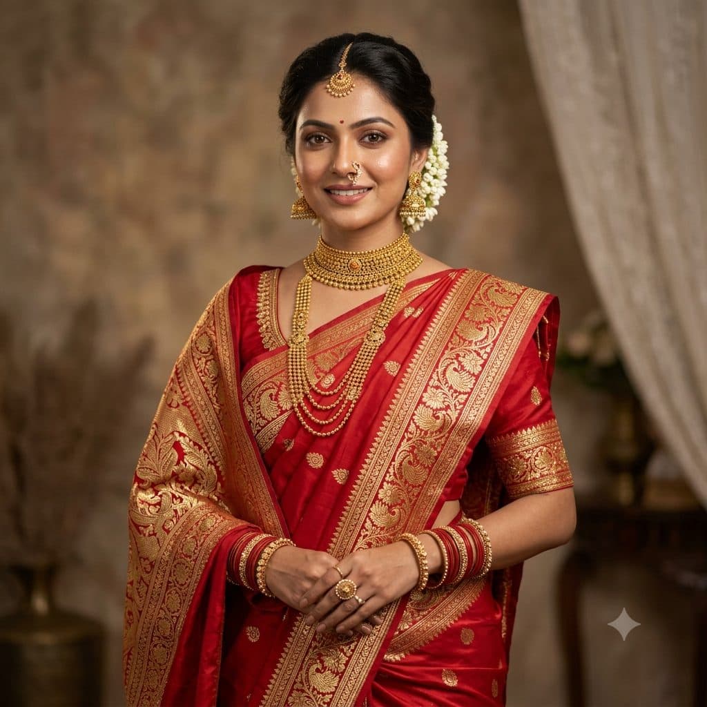 Indian Saree Transformation Copy Paste Prompt created with Gemini