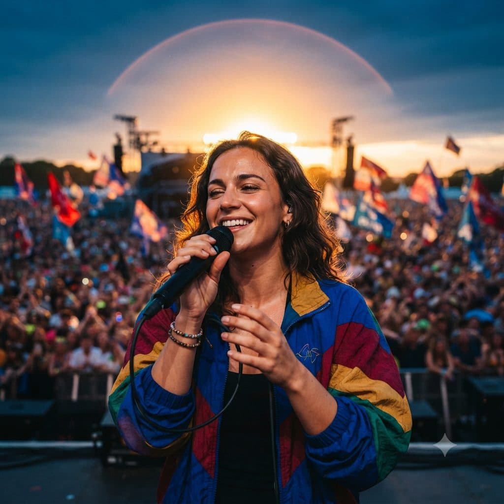 Festival Singer Copy Paste Prompt for AI Photos created with Gemini