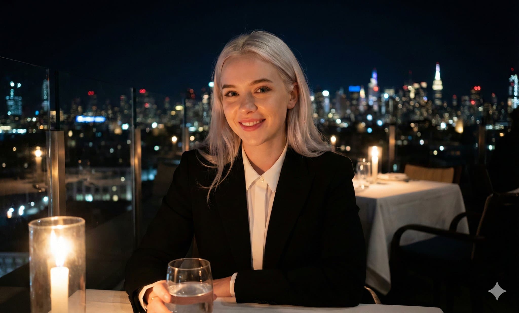 A classy night photo shows created with Gemini
